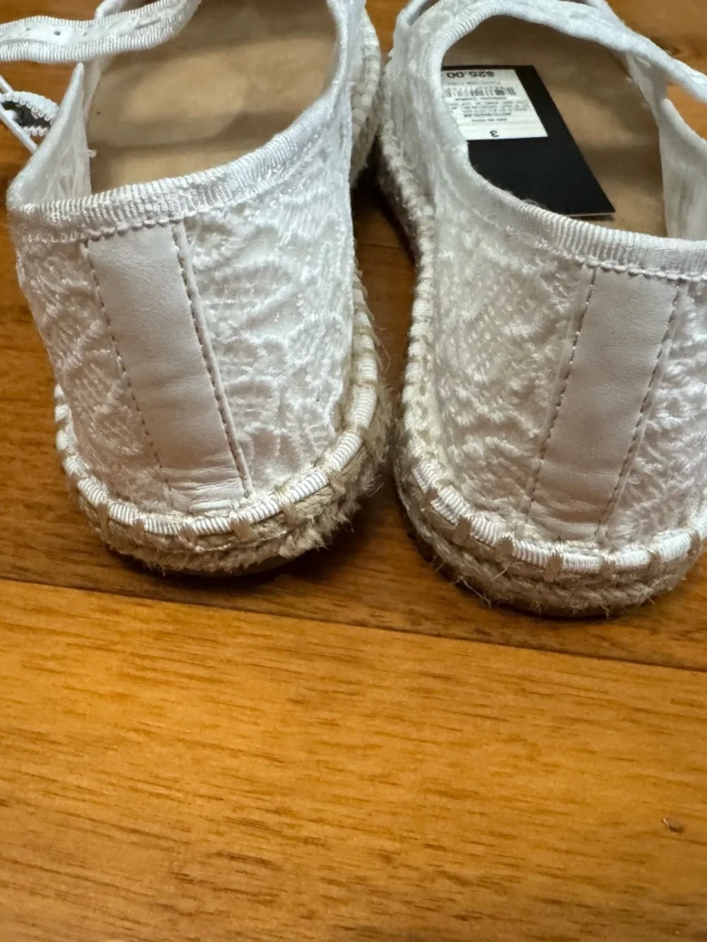 art class White Lace Mary Jane Flats with Buckle Strap